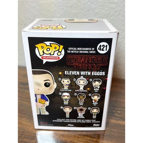 Funko Pop Stranger Things Demogorgon #428 & Eleven with Eggos #421 Lot of 2 Toys - Picture 6 of 10